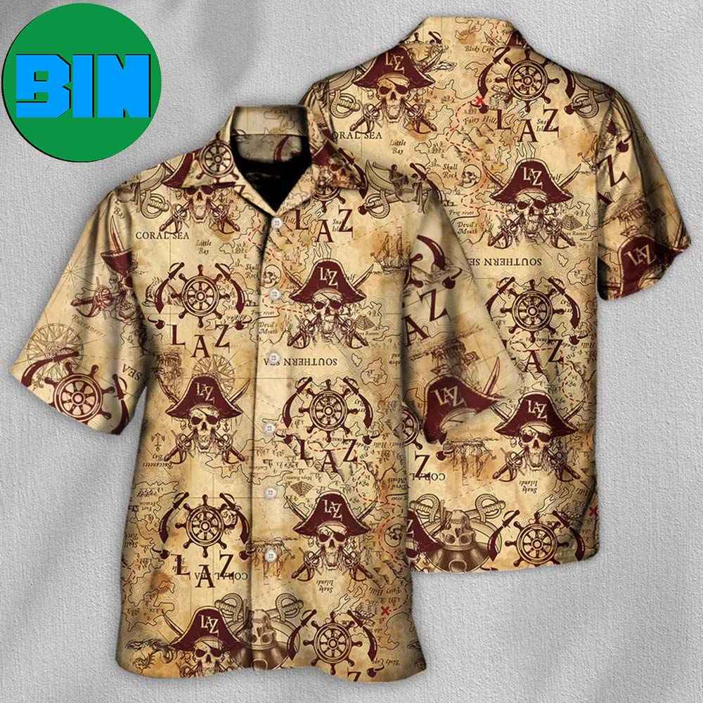 Skull Pirate Skull Pirates Style Lover Unique Tropical Hawaiian Shirt
