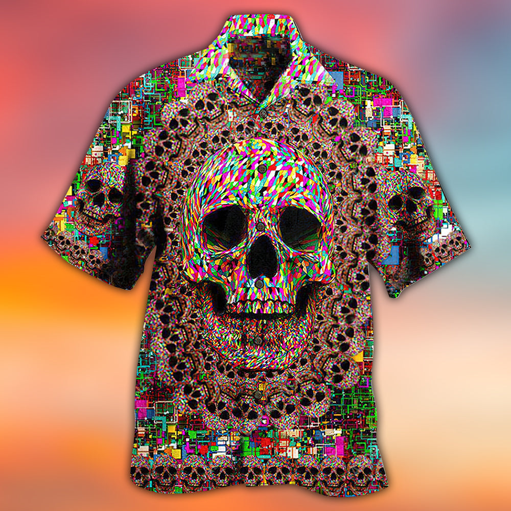 Skull Amazing Smiling - Hawaiian Shirt