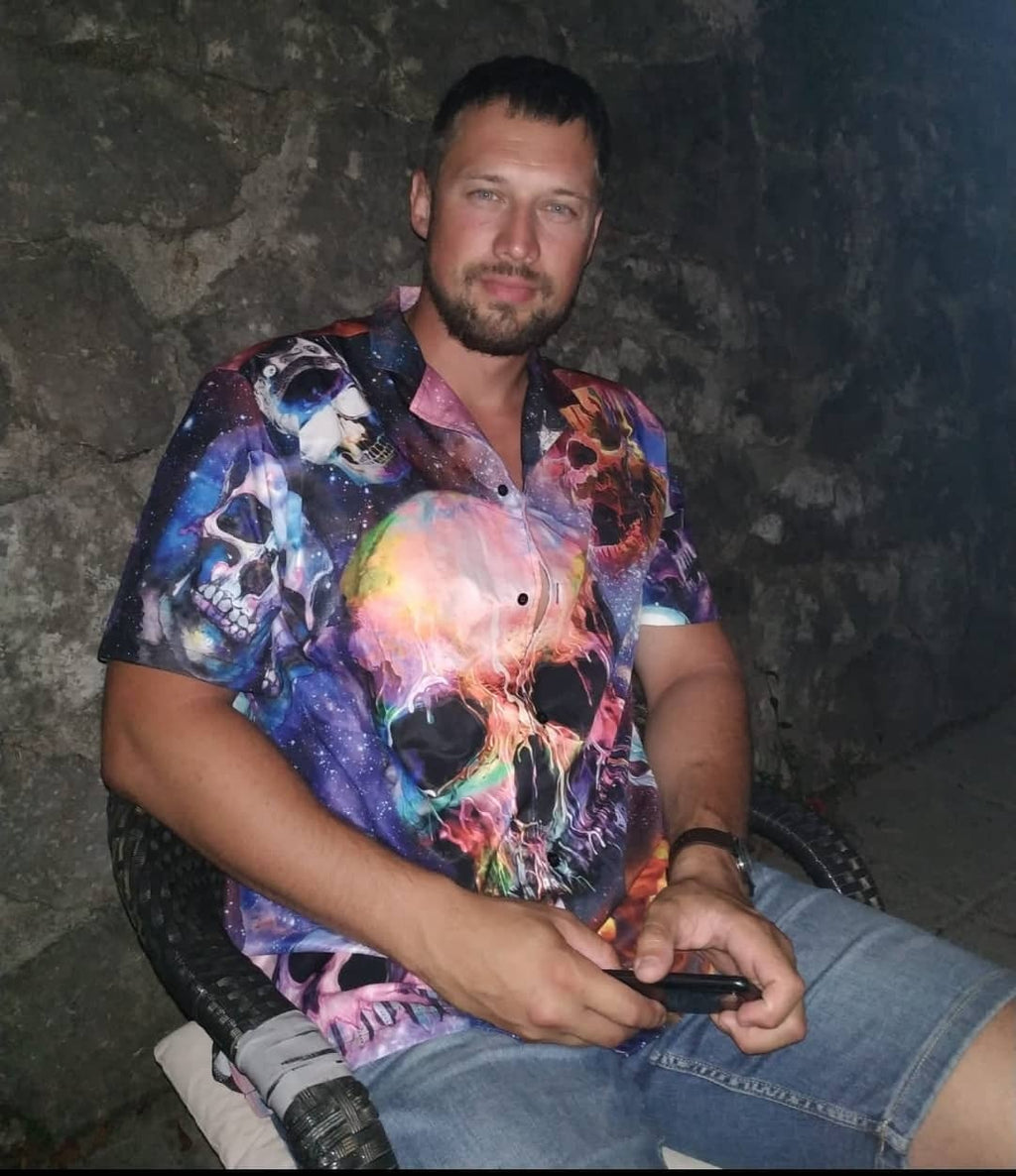 Skull Life Is Short Don't Turn Into Skull - Hawaiian Shirt