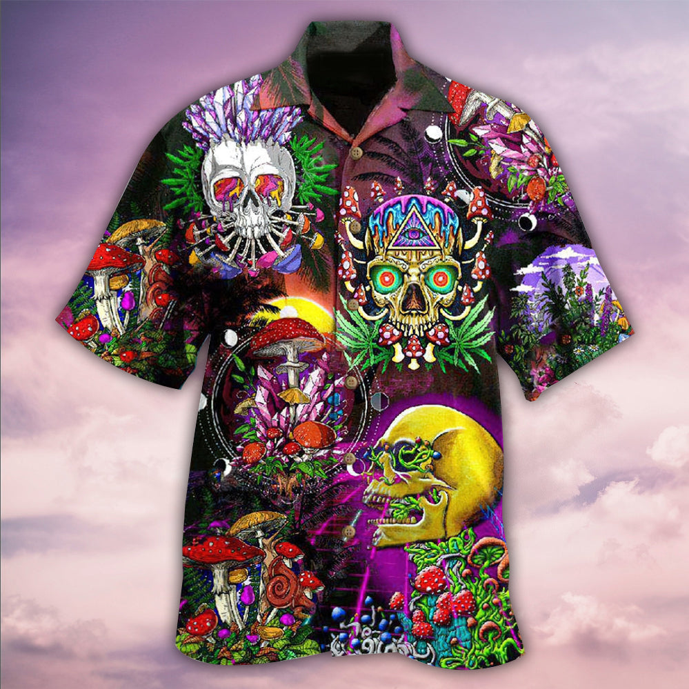 Skull Life is A Game Skull - Hawaiian Shirt