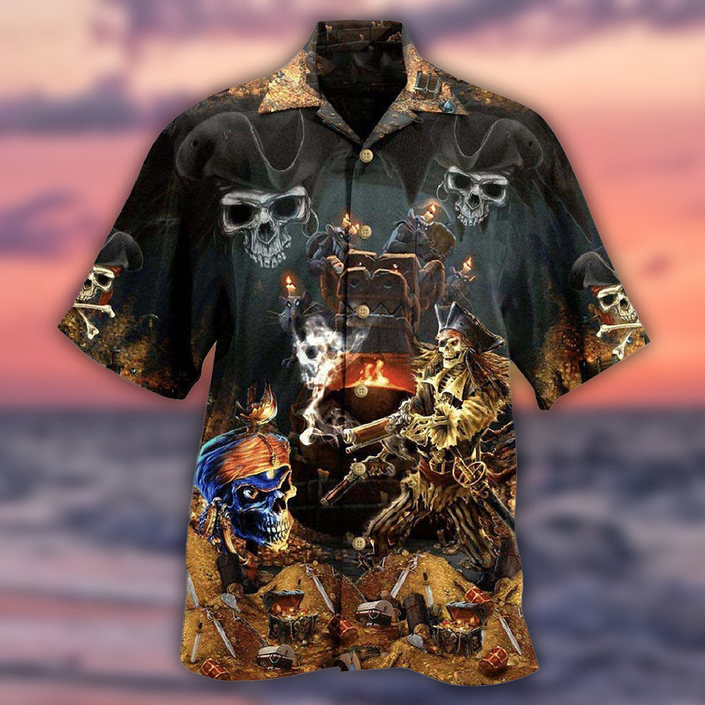 Skull Play With Together - Hawaiian Shirt