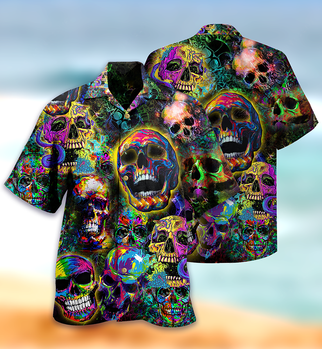 Skull Smiley - Hawaiian Shirt