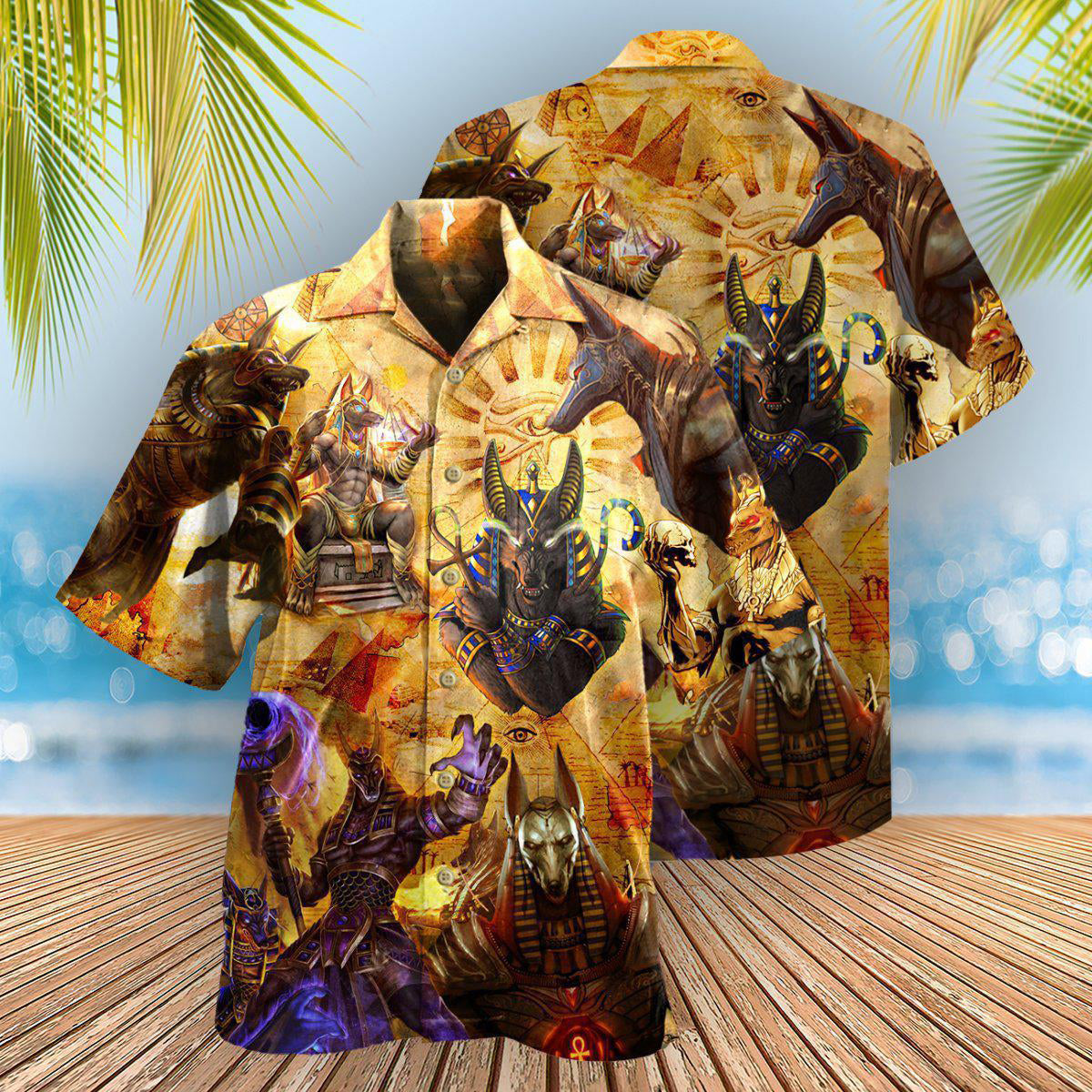 Egypt The Egyptian God Anubis - Hawaiian Shirt