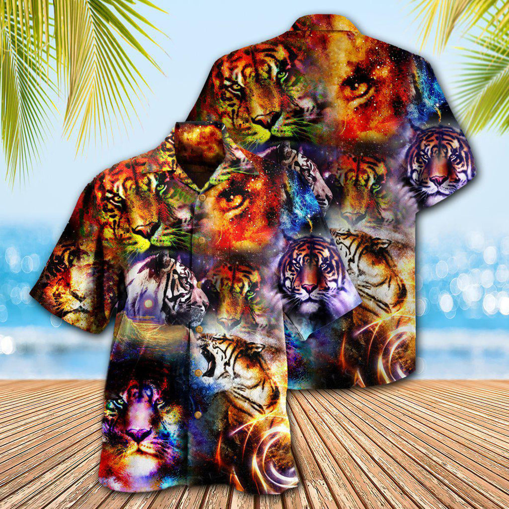 Tiger The Power Of Tiger In The Universe - Hawaiian Shirt