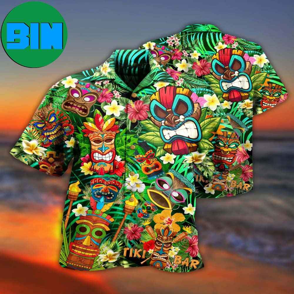 Tiki Don't Tiki Me Off Tropical Hawaiian Shirt