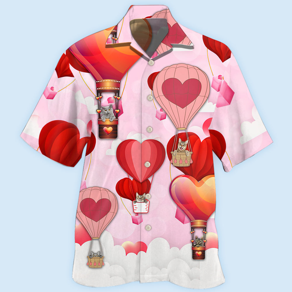 Cat Valentine Play With Air Balloon - Hawaiian Shirt