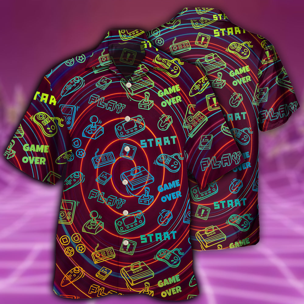 Game Video Start - Hawaiian Shirt