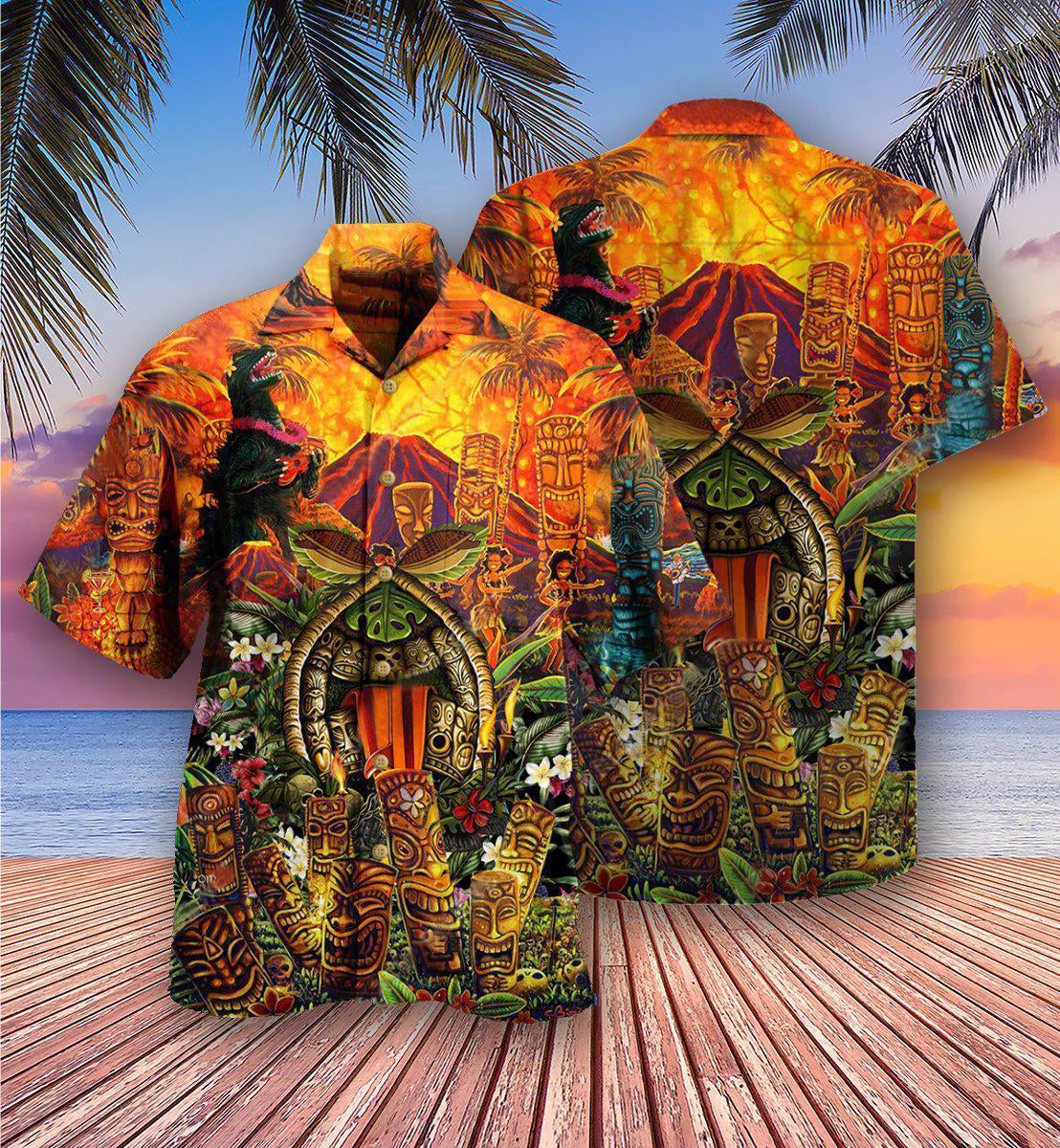 Tiki Wakaka Aloha Funny - Hawaiian Shirt