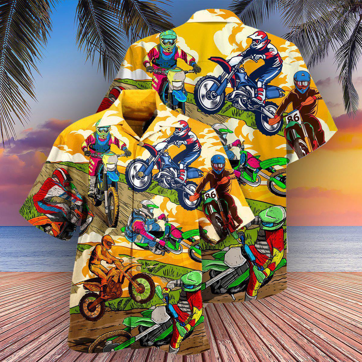 Motorcycle What Is Life Without A Little Risk I'm Cool - Hawaiian Shirt