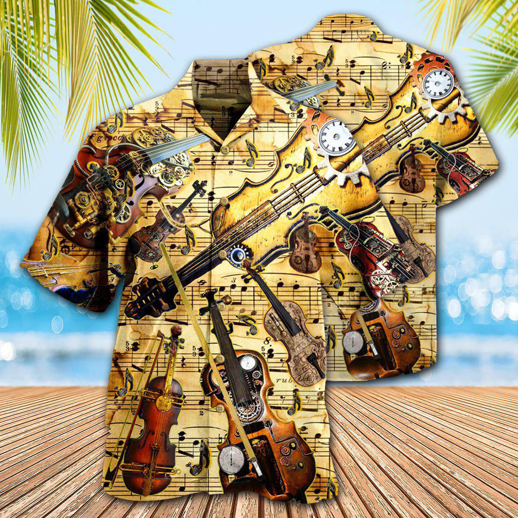 Violin Music Violin Speaks - Hawaiian Shirt