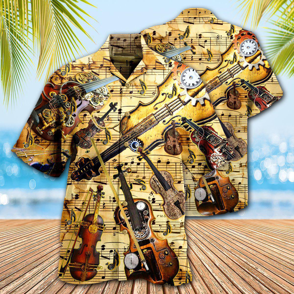 Violin Music Violin Speaks - Hawaiian Shirt