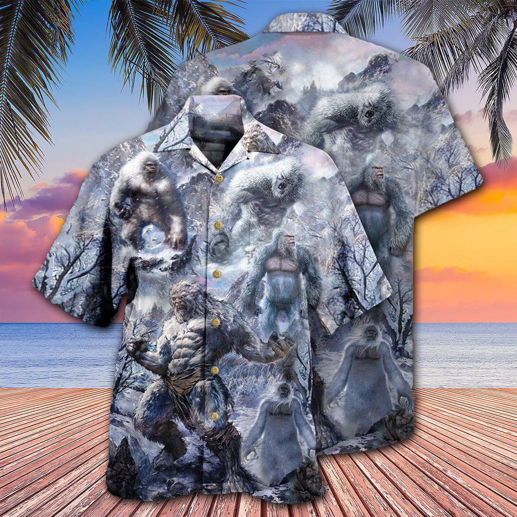 Gorilla Animals YetiI Believe - Hawaiian Shirt