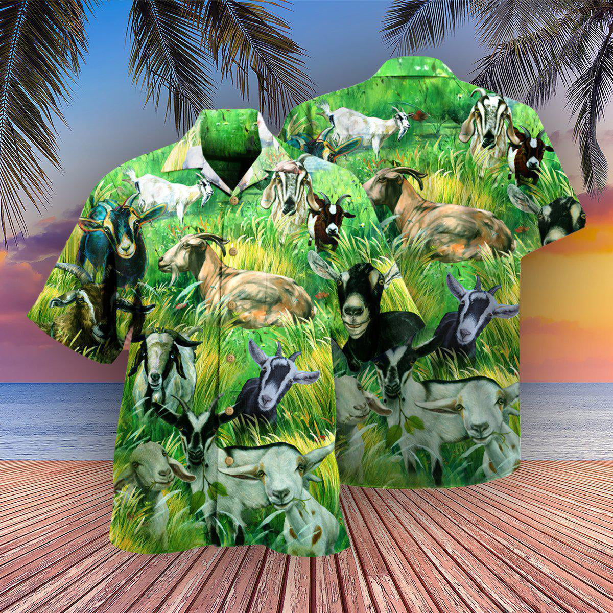 Goat Your Way I Goat Mine - Hawaiian Shirt