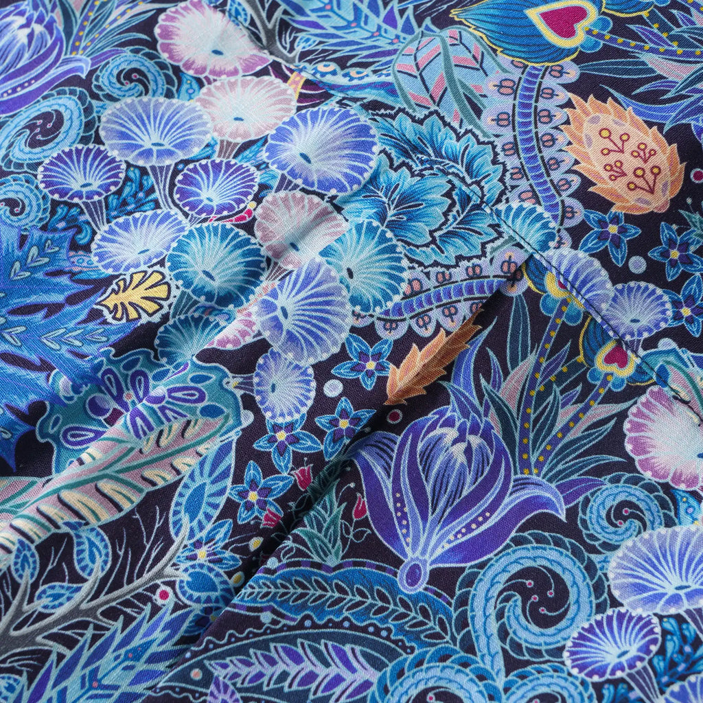 Men's Hawaiian Shirt Floral Pattern Series 2 Print Cotton Button-down Short Sleeve Aloha Shirt By Sun