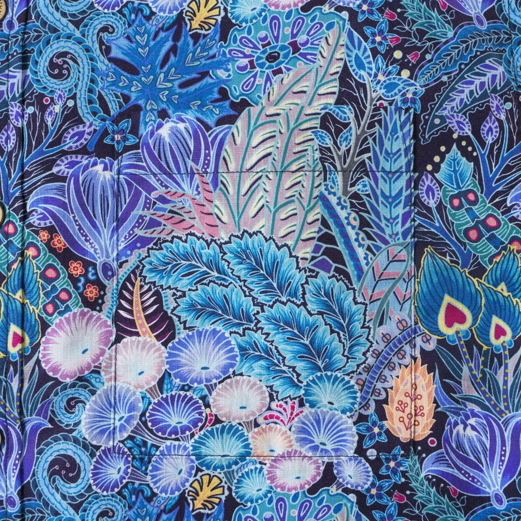 Men's Hawaiian Shirt Floral Pattern Series 2 Print Cotton Button-down Short Sleeve Aloha Shirt By Sun