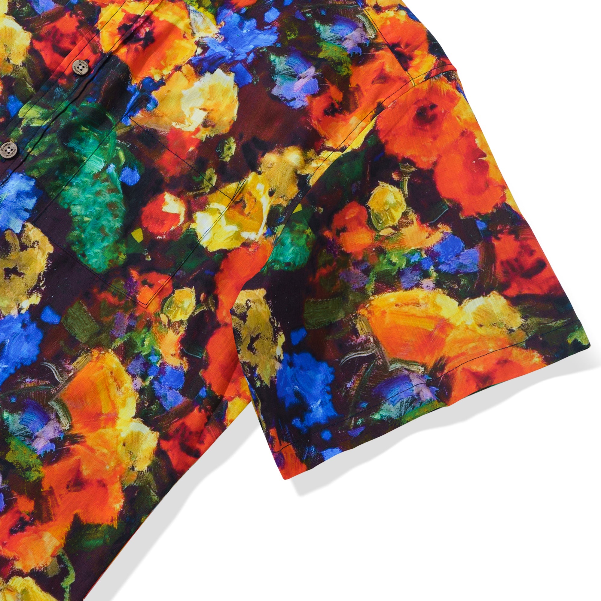 1950s Hawaiian Shirt For Men Flower Print Button-down Shirt Short Sleeve 100% Cotton Aloha Shirt Wild And Unrestrained By Yakima