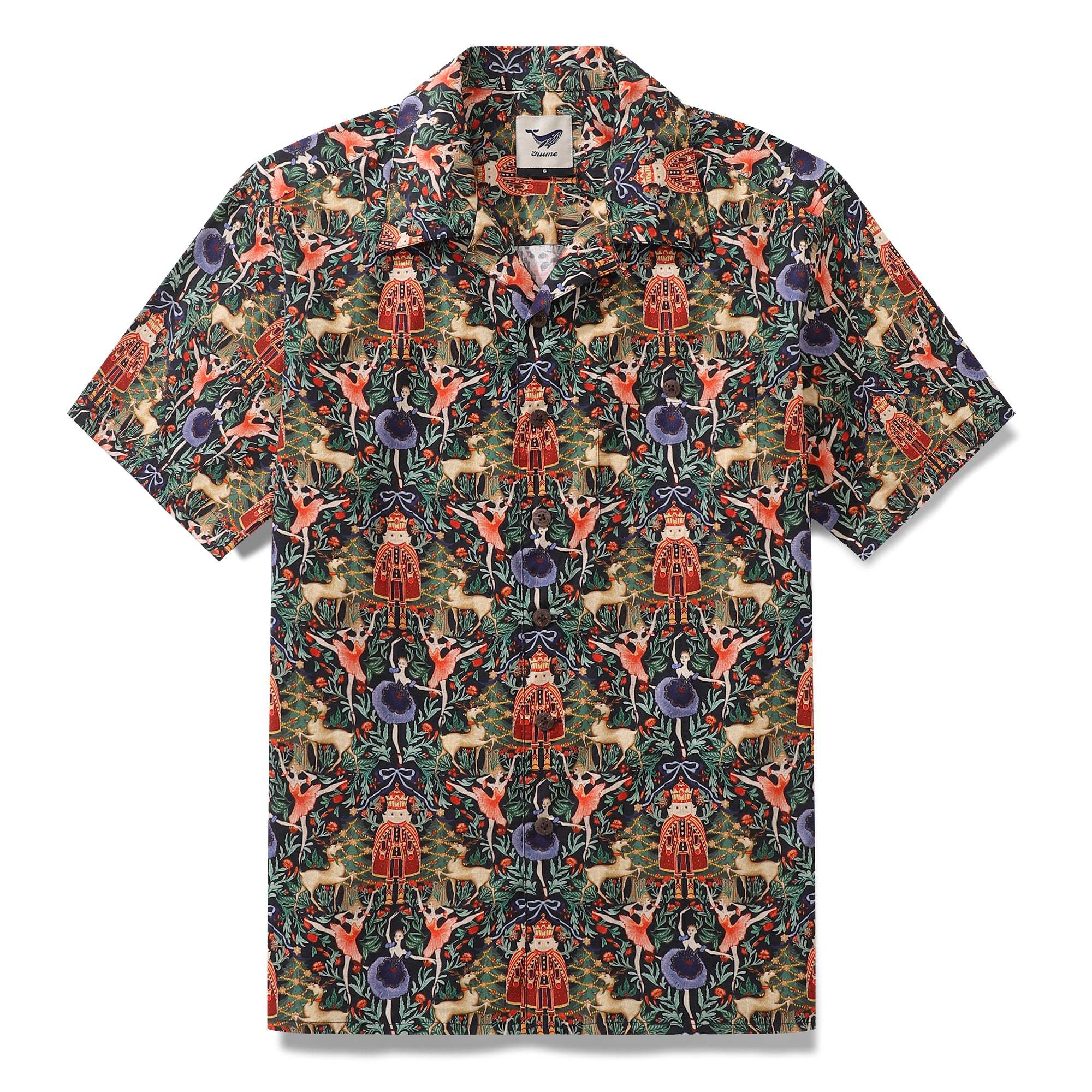 Hawaiian Shirt Christmas Hawaiian Shirt For Royal Celebration Camp Collar By Wipada Kulenkampff