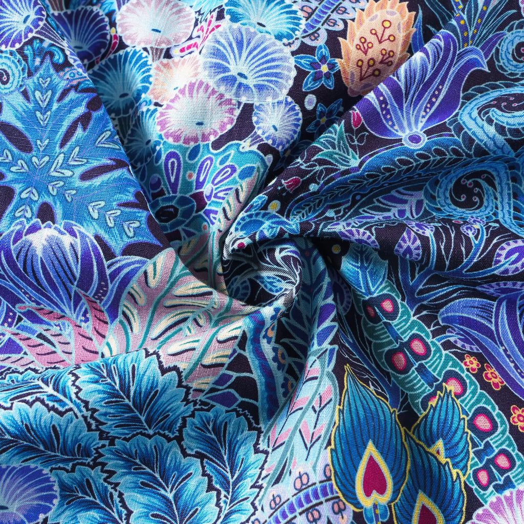 Men's Hawaiian Shirt Floral Pattern Series 2 Print Cotton Button-down Short Sleeve Aloha Shirt By Sun