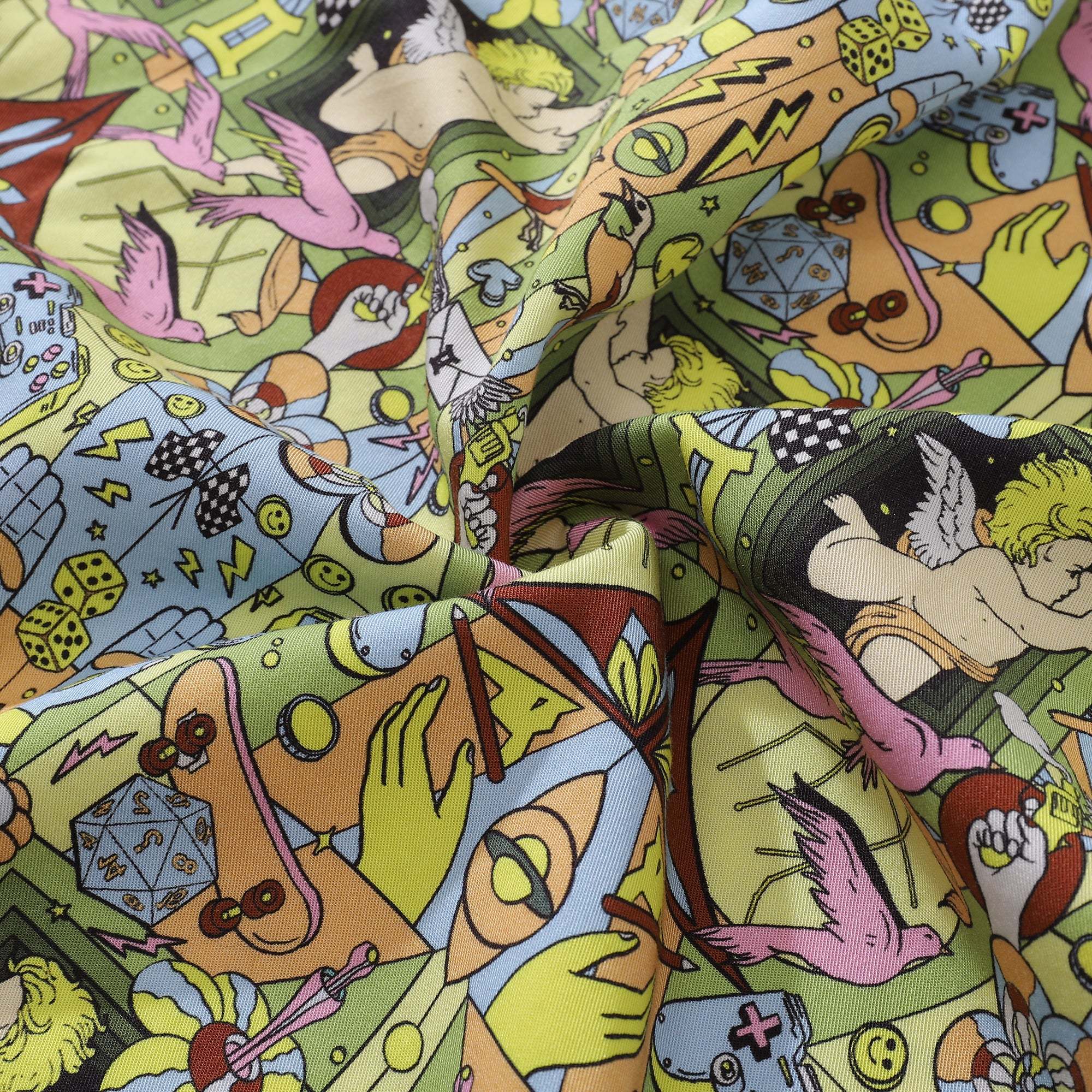 Hawaiian Shirt For Men Gemini Shirt Camp Collar Tencel™ The 12 Zodiac Signs By Yakima