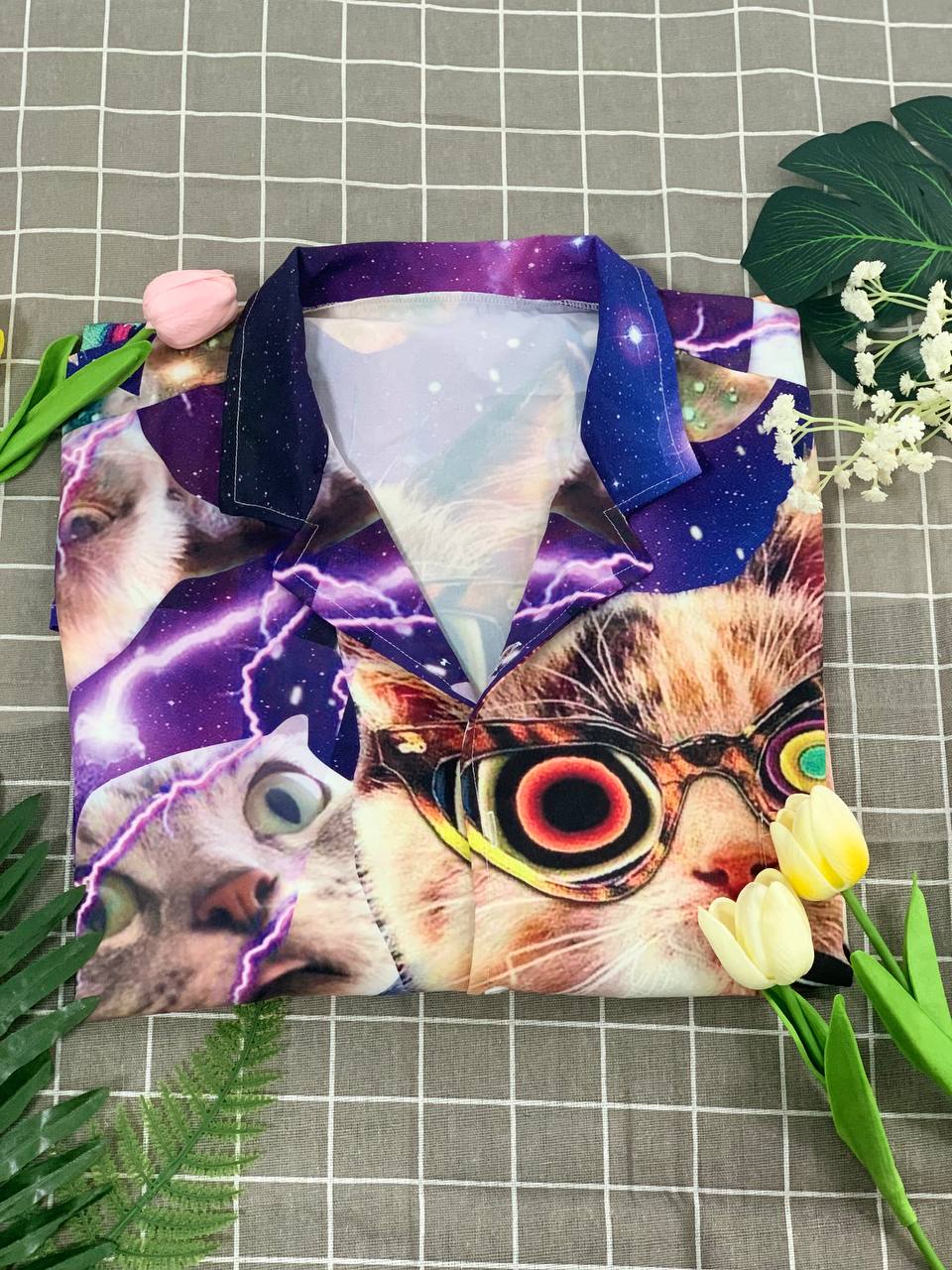 Cat The Battle Flying Cat - Hawaiian Shirt