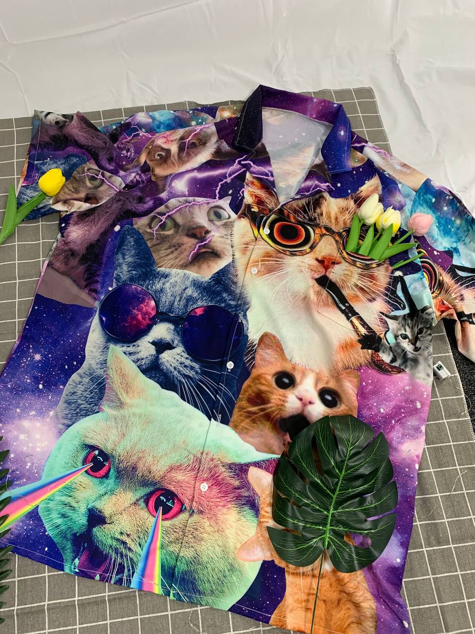 Cat The Battle Flying Cat - Hawaiian Shirt