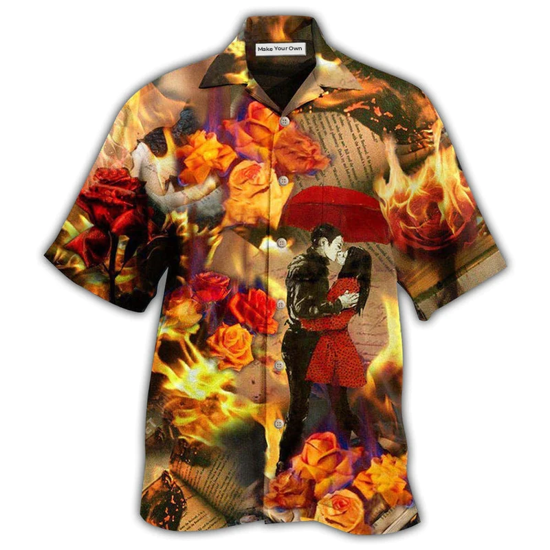 Rose Flowers Roses Speak Of Love Silently - Hawaiian Shirt