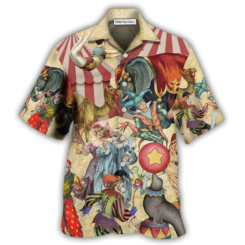 Circus Warning It's A Circus Here Today With Funny Style - Hawaiian shirt