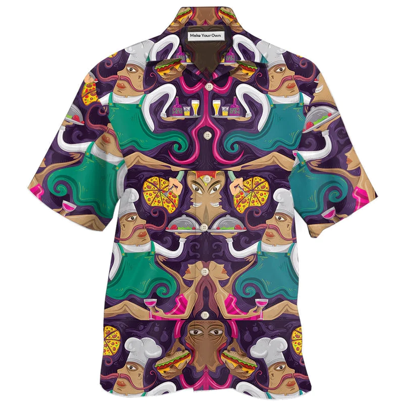 Chef Food Pizza - Hawaiian Shirt
