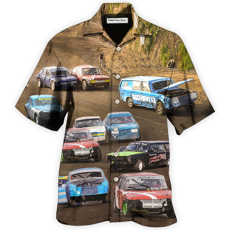 Car On The Road - Hawaiian Shirt