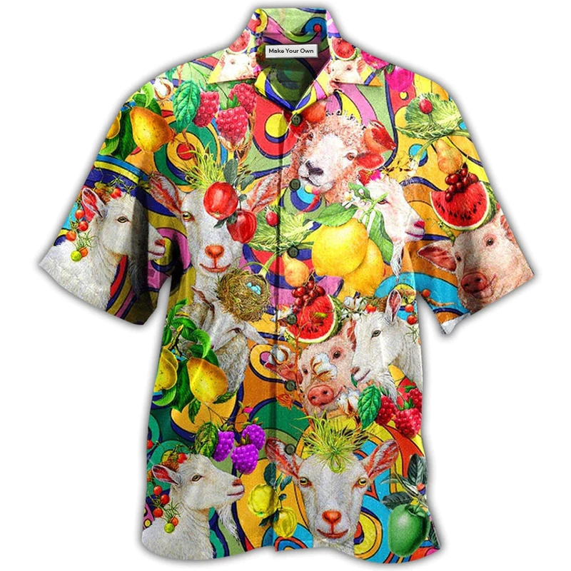 Farm Animals Awesome Family - Hawaiian Shirt