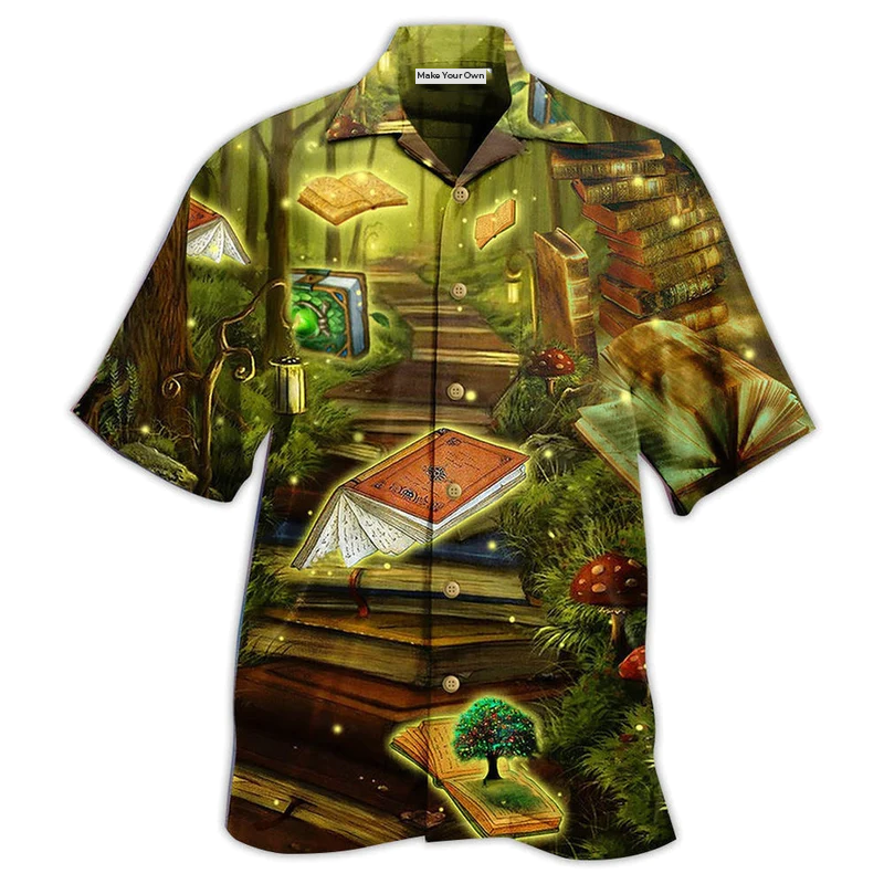 Book Magic Fly Mysterious World - Hawaiian Shirt