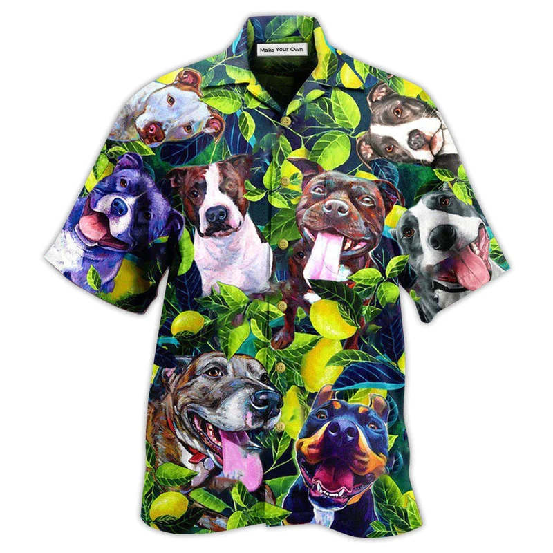 Pitbull On The Lemon Tree - Hawaiian Shirt