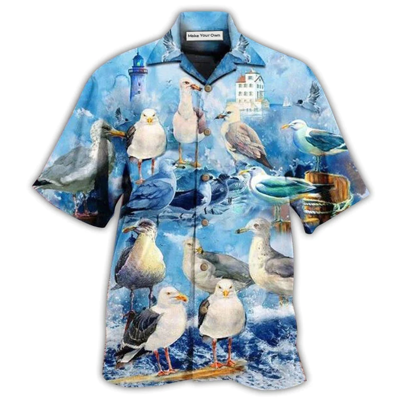 Seagull Bird Stop It Now - Hawaiian Shirt