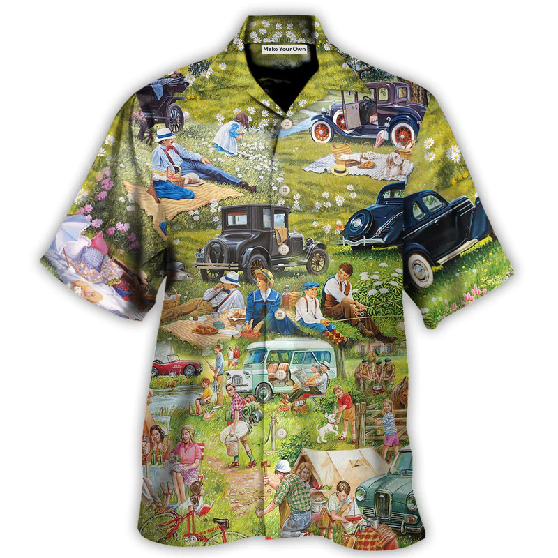 Camping It's Picnic Time So Funny - Hawaiian Shirt