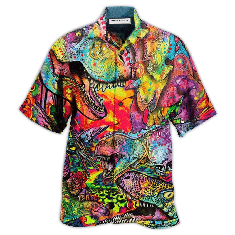 Dinosaur Wonderful World - Hawaiian Shirt