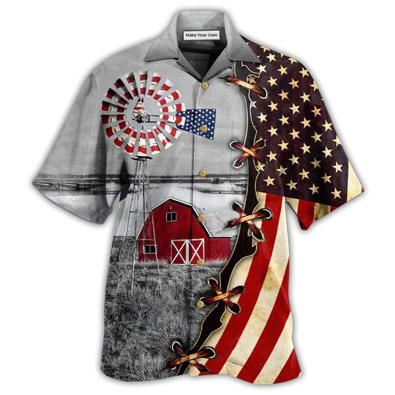 Farm Is A Way Of Life Patriotism - Hawaiian Shirt