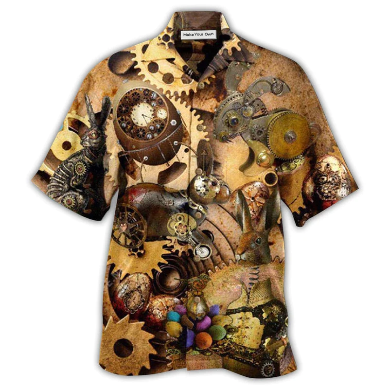 Steampunk Style Easter Enjoy - Hawaiian Shirt