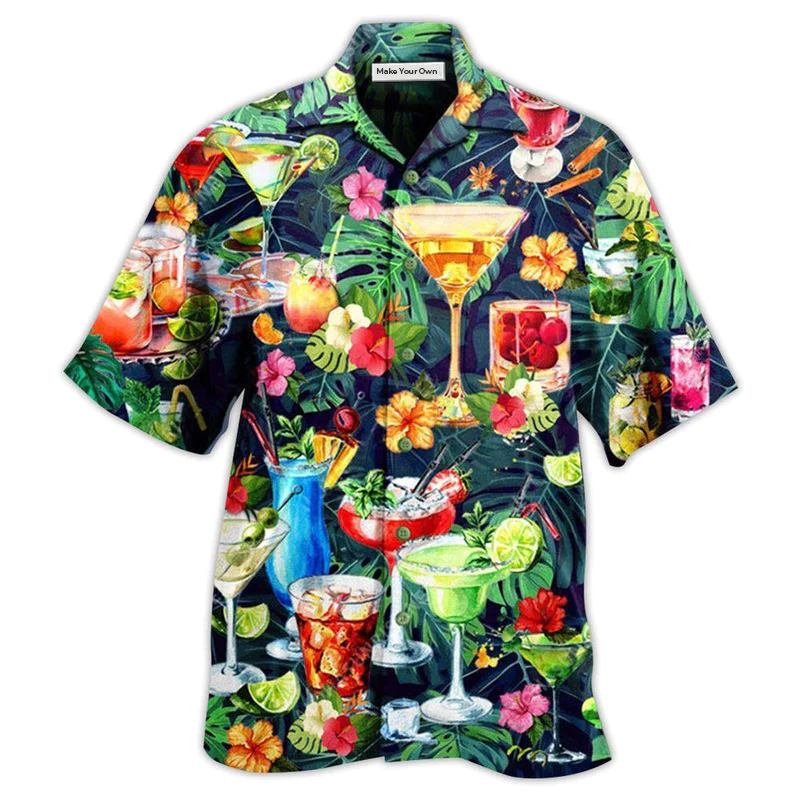 Cocktail ls I Left My Heart In Hawaii - Hawaiian Shirt