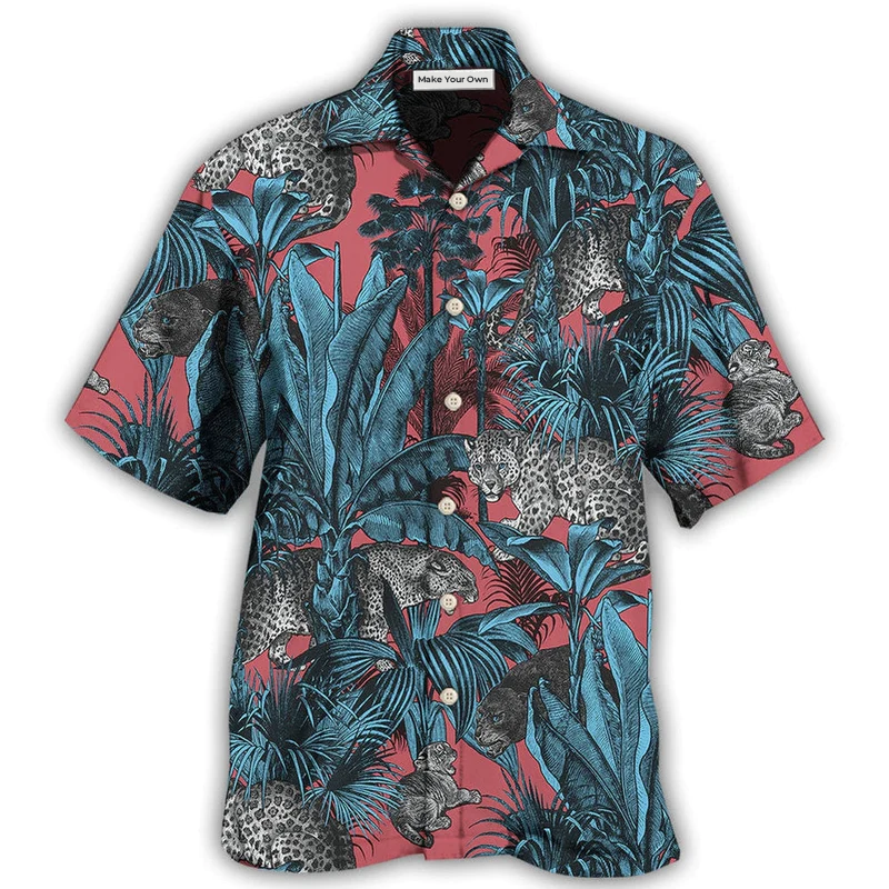 Leopard Always Make Me Feel Happy-  Hawaiian Shirt