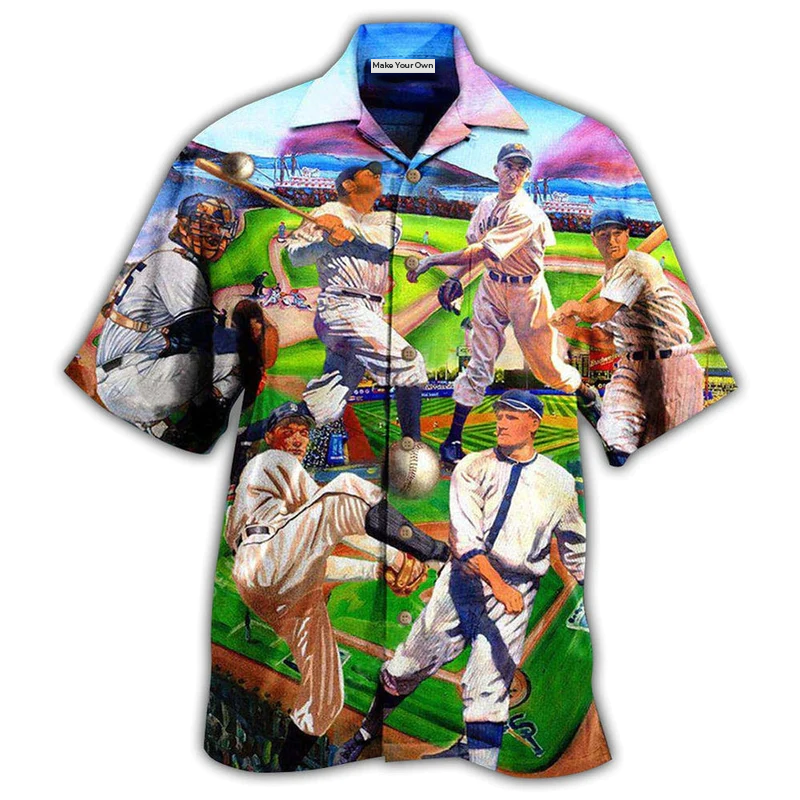 Baseball Vintage Players Your Passion - Hawaiian Shirt