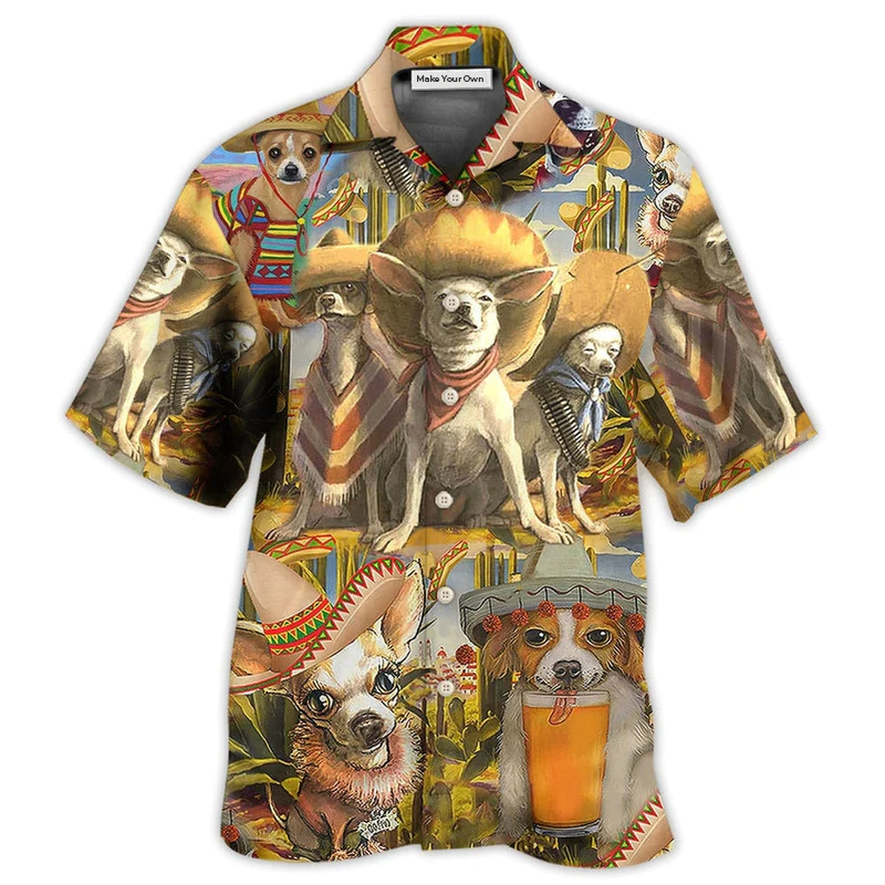 Chihuahua Is My Best Friend - Hawaiian Shirt