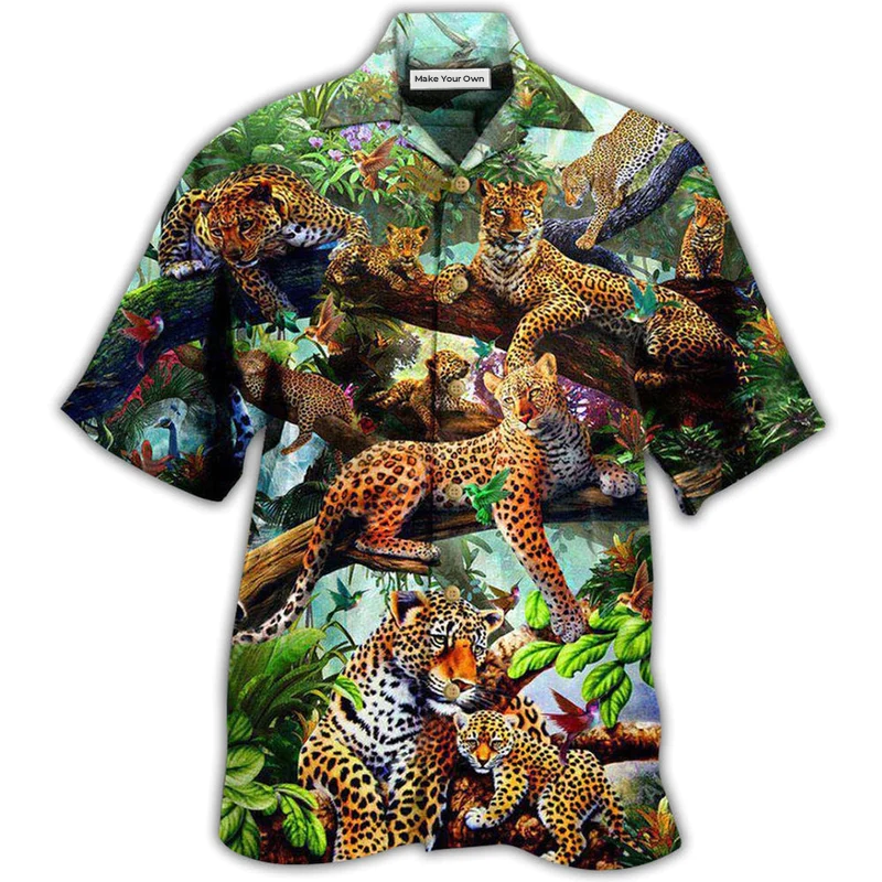 Leopard Animals Life Is Better With A Leopard In Forest - Hawaiian Shirt