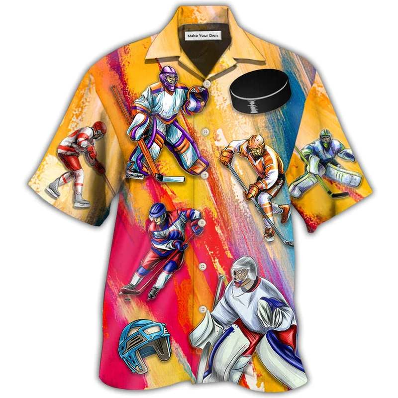 Ice Hockey Life Style - Hawaiian Shirt