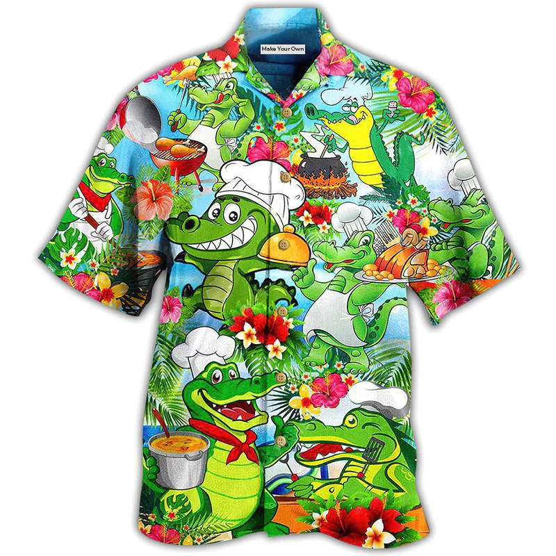 Chef Animals Alligator - Hawaiian Shirt