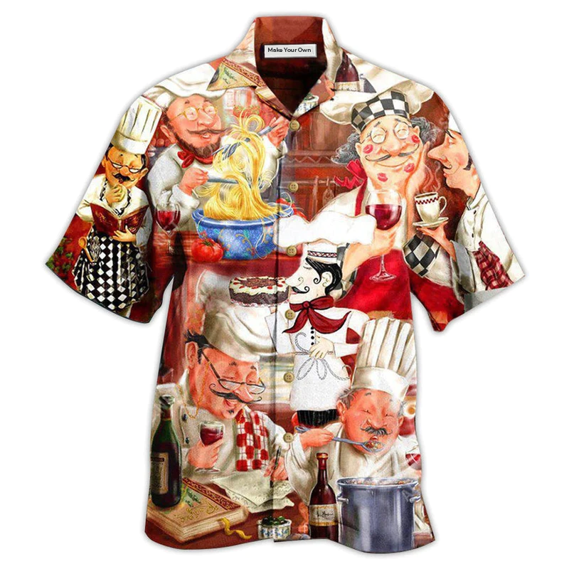 Chef Cooking Is The Art Of Life I'm So Happy - Hawaiian Shirt