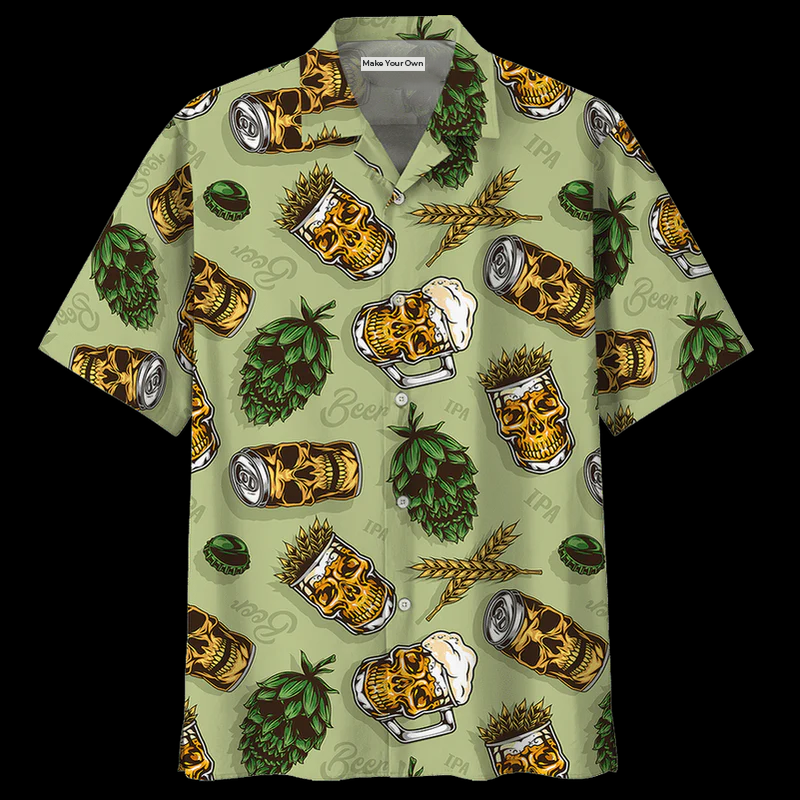 Beer Favorite Bassic Background - Hawaiian Shirt