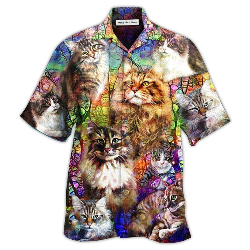 Cat Life Is Better With Cat - Hawaiian Shirt