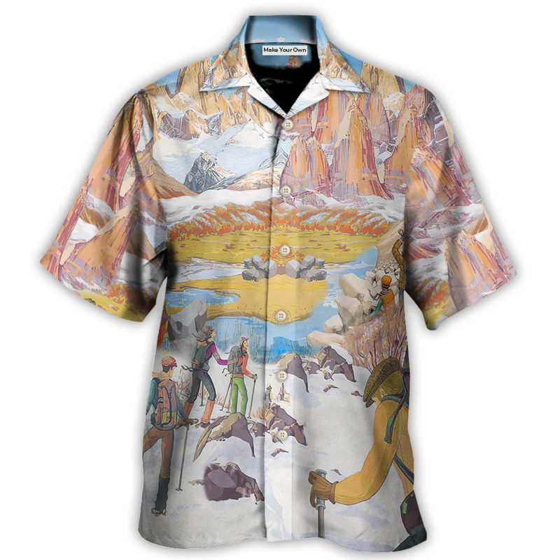 Climbing Life's A Climb But The View Is Great - Hawaiian Shirt