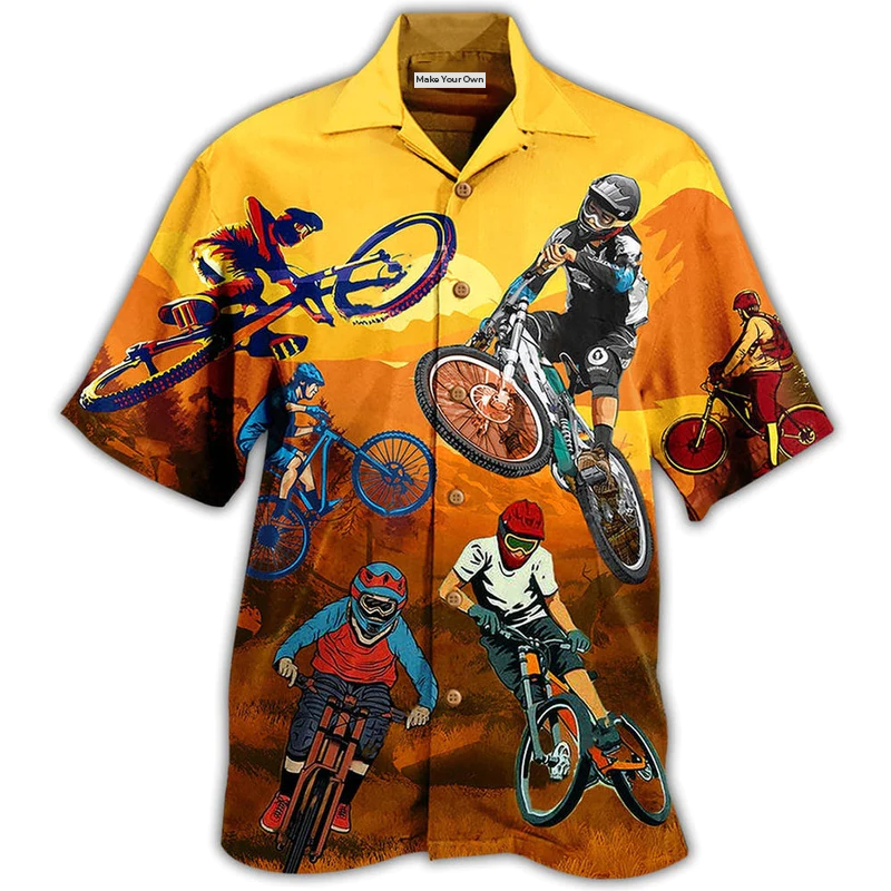 Bike Racing Always Love It - Hawaiian Shirt