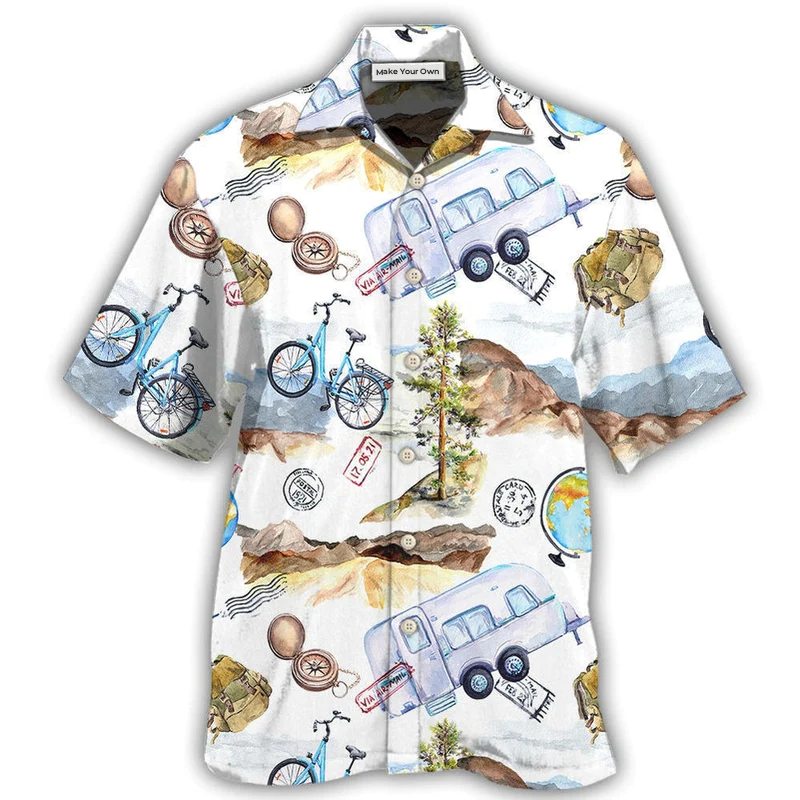Hiking For Art Style Lover - Hawaiian Shirt